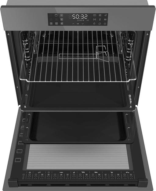 Духовой шкаф Электрический Maunfeld EOEH7614LGR серый фото 4