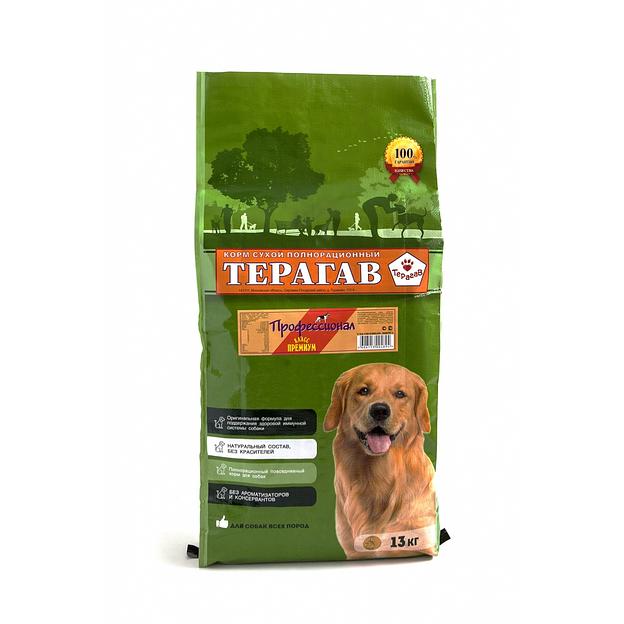 Корм для собак с высокими потребностями в энергии и белке Терагав «Профессионал» 13 кг ОПТ фото 1