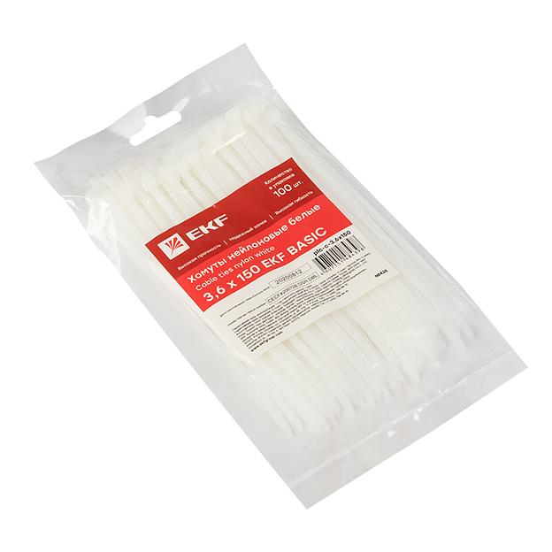 EKF plc-c-3.6x150 Хомут нейлоновый (3,6х150) (100шт.) EKF Basic фото 2