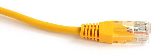 Патч-корд Lanmaster TWT-45-45-2.0-YL UTP вилка RJ-45-вилка RJ-45 кат.5е 2м желтый ПВХ (уп.:1шт) фото 2