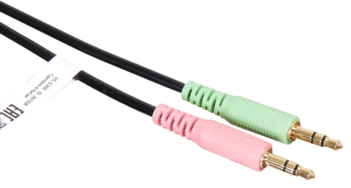 Наушники с микрофоном Оклик HS-G300 ARMAGEDDON белый/черный 2.3м мониторные оголовье (361558) фото 6