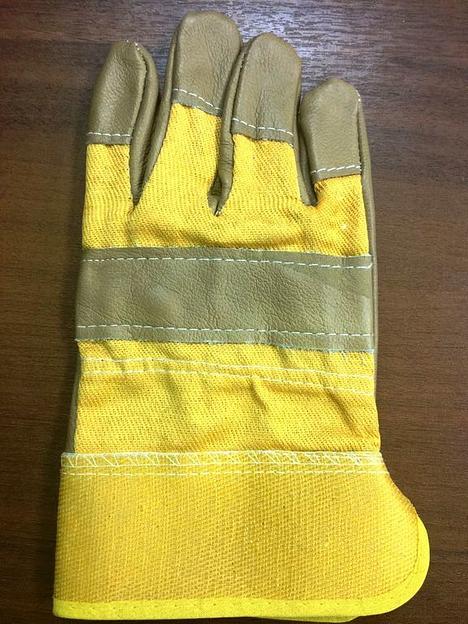 Перчатки кожаные комбинированные ОПТ фото 1