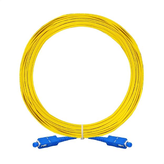 Exegate EX297926RUS Патч-корд волоконно-оптический FC-S-9-SC-SC-10M-LSZH (Шнур ВО SM 9/125 (OS2/G.652.D), SC/UPC-SC/UPC, Simplex, LSZH, 10 м) фото 1