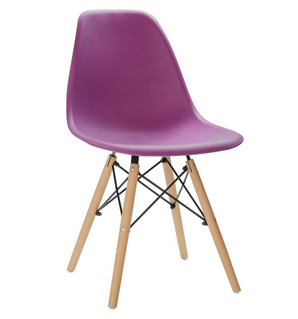 Стул в стиле Eames dsw лиловый 1 шт ОПТ фото 1