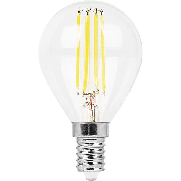 Лампа светодиодная LED 11вт Е14 белый шар FILAMENT фото 2