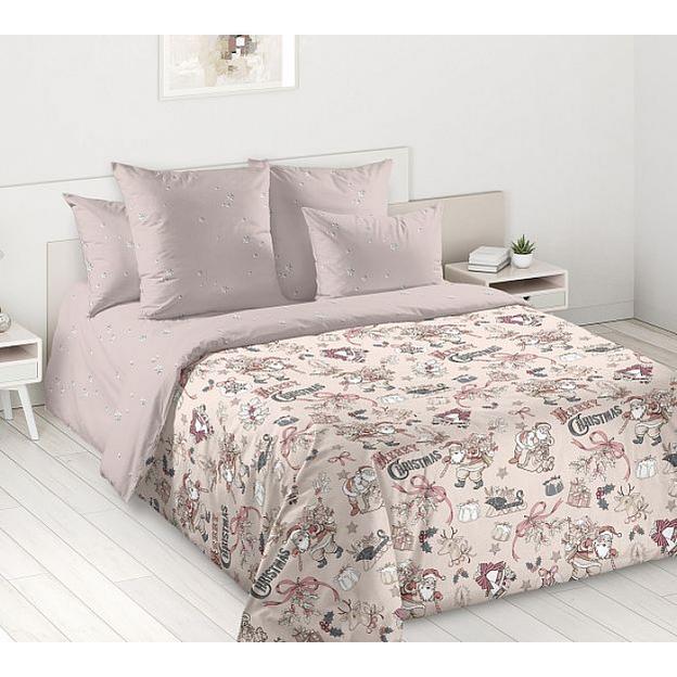 Постельное белье перкаль «Новогодние игрушки » ОПТ фото 1