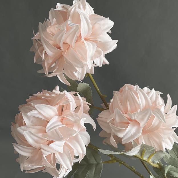 Искусственные цветы Ветка розы шиповидной, шелк, 65 см, опт фото 1