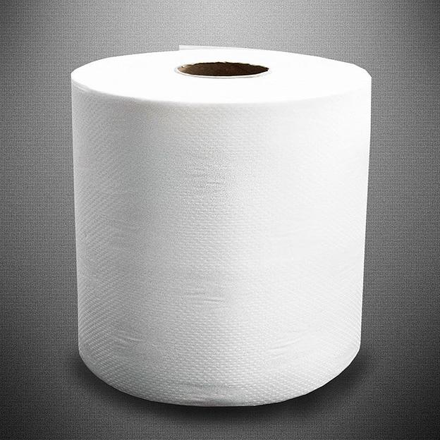 Бумажные полотенца с внутренней вытяжкой Alba Standart Jumbo 120 метров (6 рулонов) ОПТ фото 1