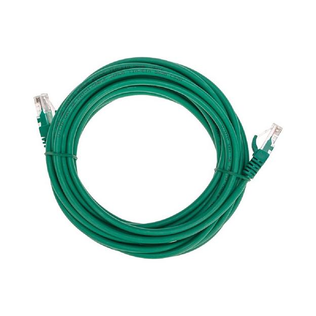 Rexant (02-0106-5) Патч-корд U/UTP, CAT 5e, RJ45-RJ45, 26AWG, LSZH, зеленый, 5м фото 1