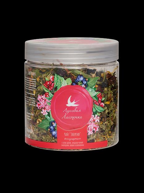 Чай «Энергия» Луговая ласточка, банка ПЭТ фото 1
