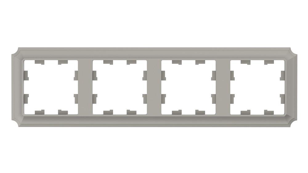 ATLASDESIGN ANTIQUE 4-постовая рамка, универсальная, ШАМПАНЬ фото 1