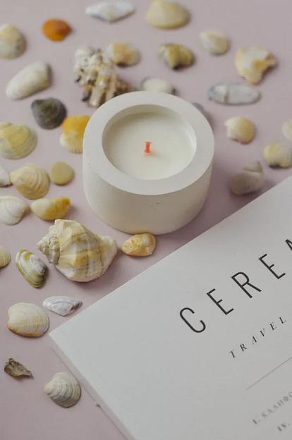 Силиконовый молд «Половинка цилиндра S» для изготовления подсвечника с крышкой ОПТ фото 4