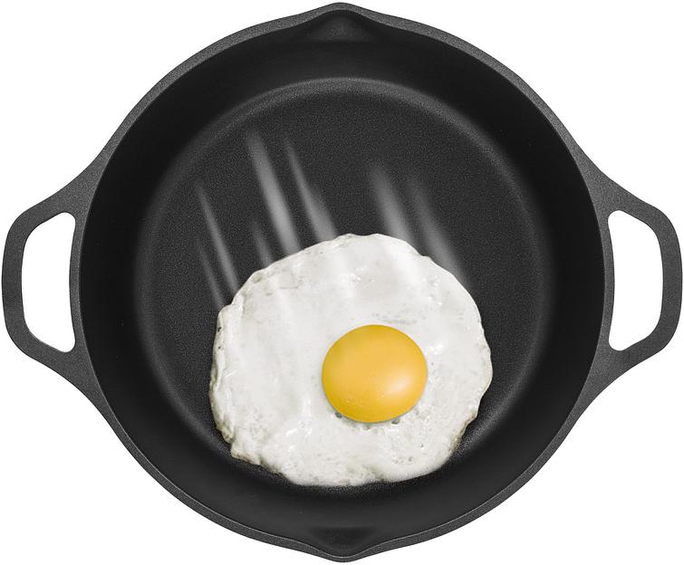 Сотейник Rondell Pacific RDA-1907 d=28см (с крышкой) графитовый фото 5