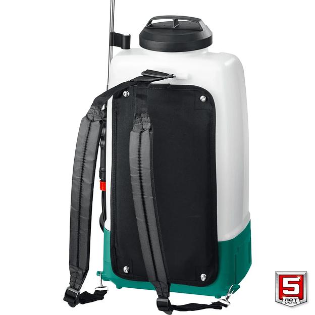 Опрыскиватель аккумуляторный, ЗУБР 18 В, Li-Ion, 15 л бак, без аккумулятора, серия «Мастер» (ОПЛ-15) фото 2
