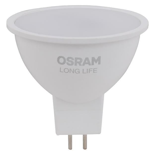 Лампа светодиодная LED 10Вт GU5.3 6500К 800Лм спот 220В (замена 75Вт) OSRAM фото 2