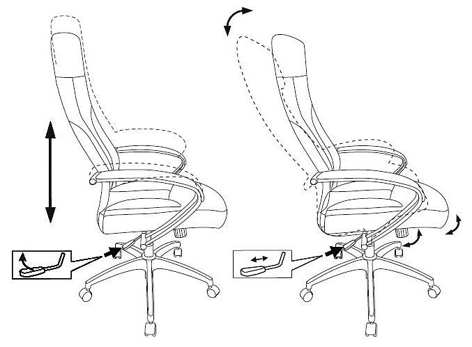 Кресло руководителя Бюрократ CH-608Fabric темно-синий Velvet 29 крестовина пластик фото 6
