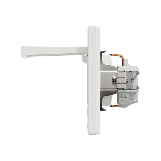 Розетка с заземлением SE EPH3100121 Asfora 16А с крышкой в сборе винт. клеммы белый EPH3100121 фото 3