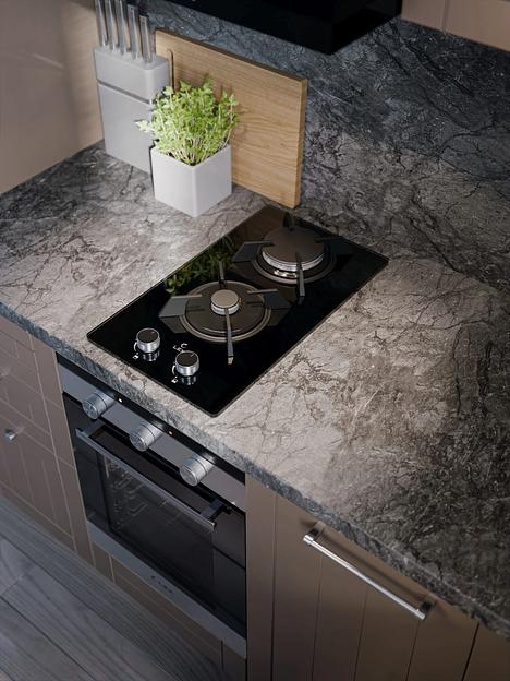 Газовая варочная поверхность Lex GVG 323A BBL черный фото 3