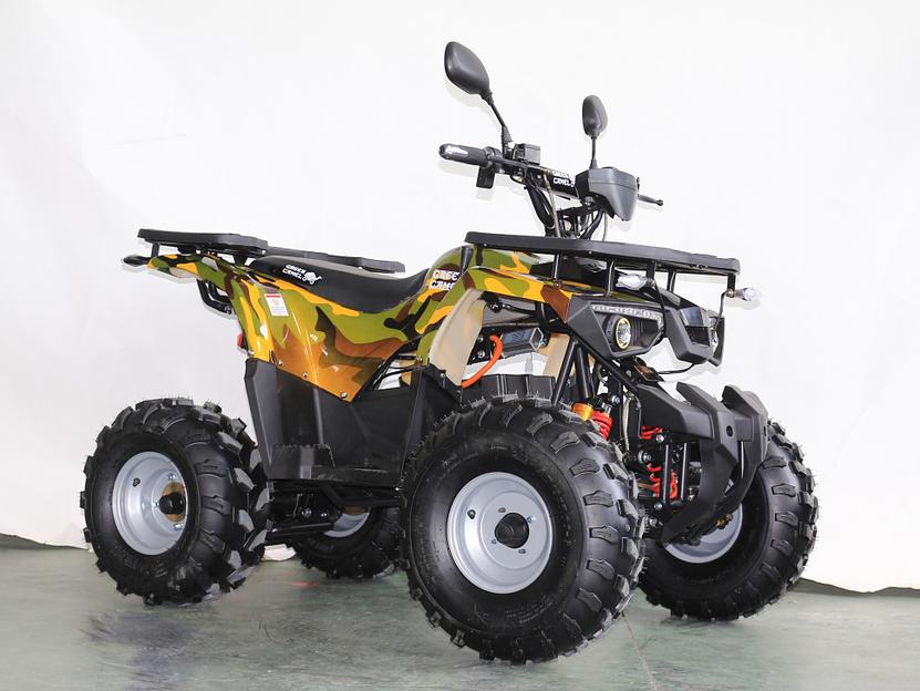 Квадроцикл GreenCamel Атакама T420 (60V 1500W R8 Дифференциал) пониженная, армейский жёлтый фото 3