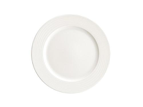 Тарелка d=250 мм. Белый, форма Луп узкая полоска /1/12/ фото 1