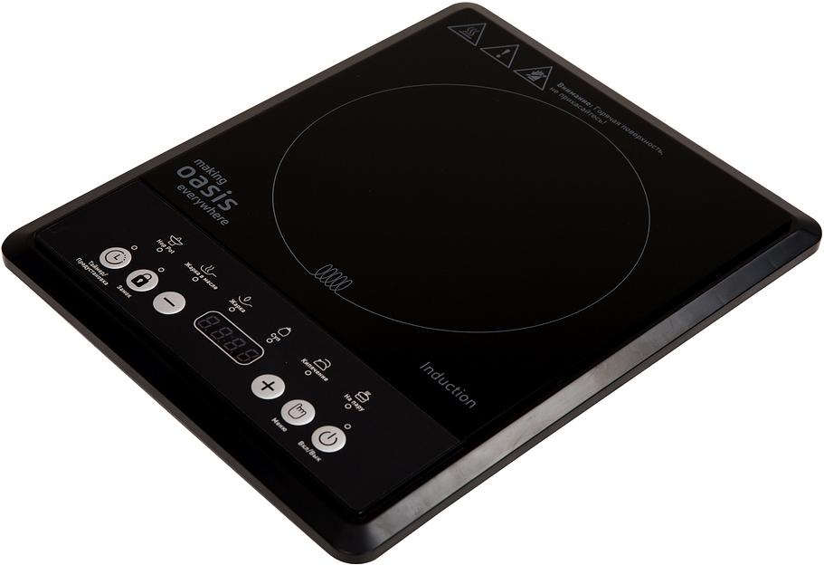 Плита Индукционная Oasis PI-B12SK черный закаленное стекло (настольная) (РI-B12SK) фото 2