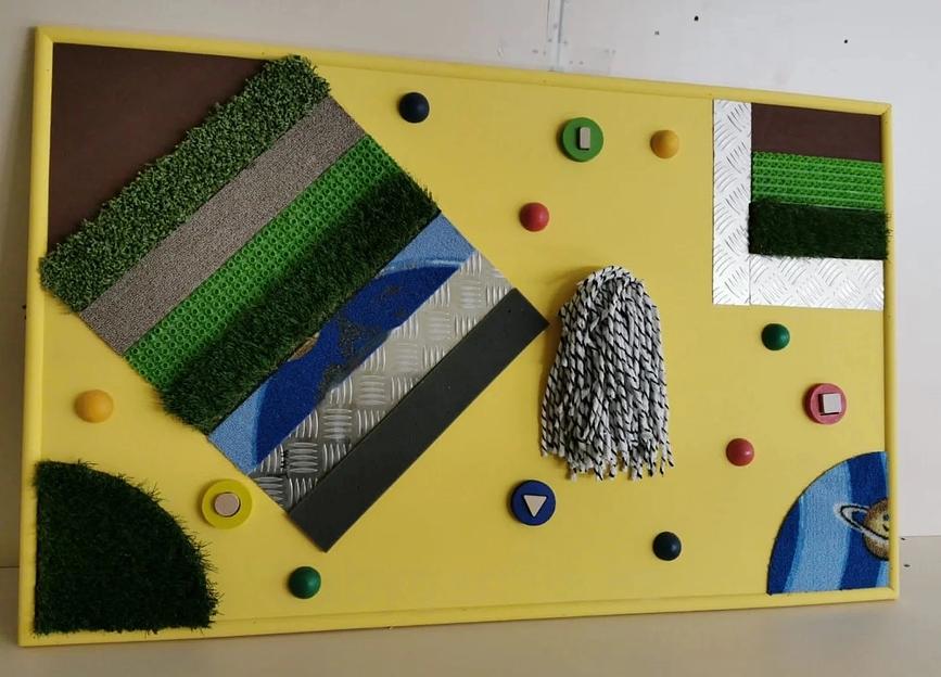 Тактильная панель с декоративными элементами 120х75 мм фото 4