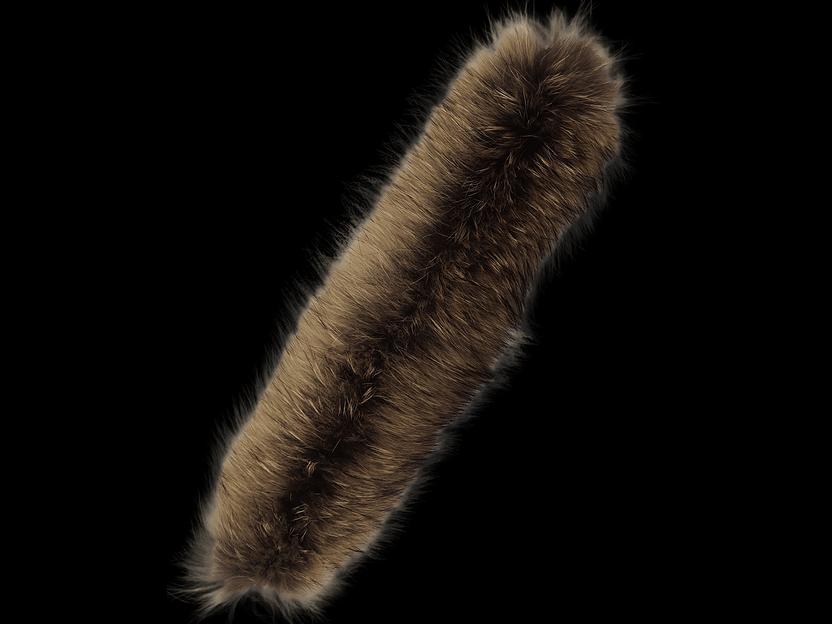 Опушка из енота 100×1.5 опт фото 1