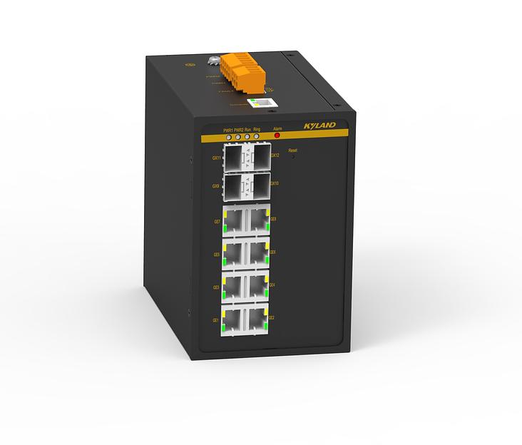 Управляемый коммутатор c 4 слотами 100/1000Base-X SFP, 8 портами 10/100/1000Base-T(X) (разъем RJ45), два входа питания 12 В пост., 24 В пост. фото 1