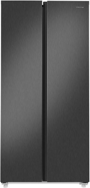 Холодильник Maunfeld MFF177NFSE черный (двухкамерный) фото 1