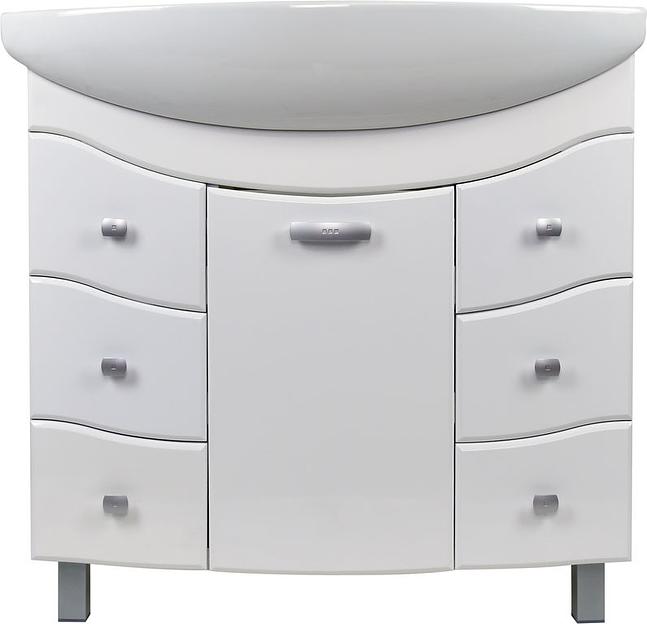 Тумба Элегант 75 DORATIZ 9911.009, белая, под умывальник Элеганс 75 фото 2