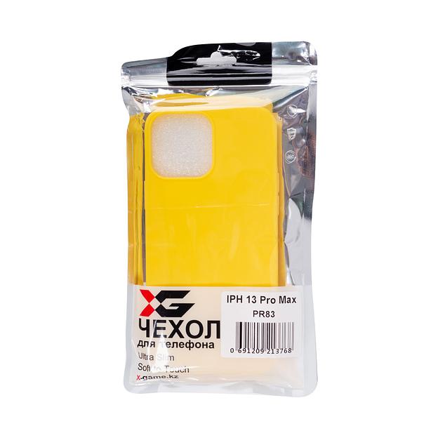 Чехол для телефона X-Game XG-PR83 для Iphone 13 Pro Max TPU Жёлтый фото 3
