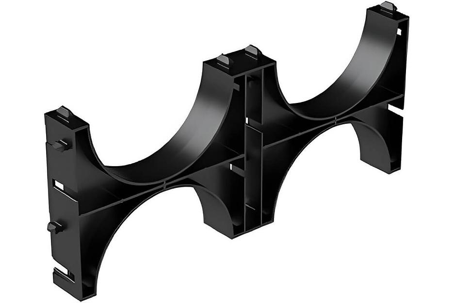 Двойной кластер-держатель расстояния для труб ПНД 110 мм, опт фото 1