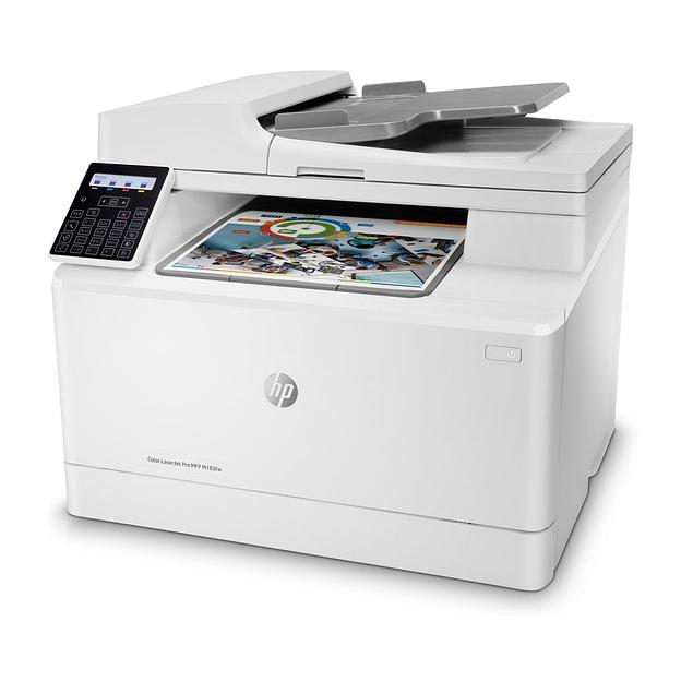 МФУ лазерный HP Color LaserJet Pro M183fw (7KW56A) A4 Net WiFi белый фото 2