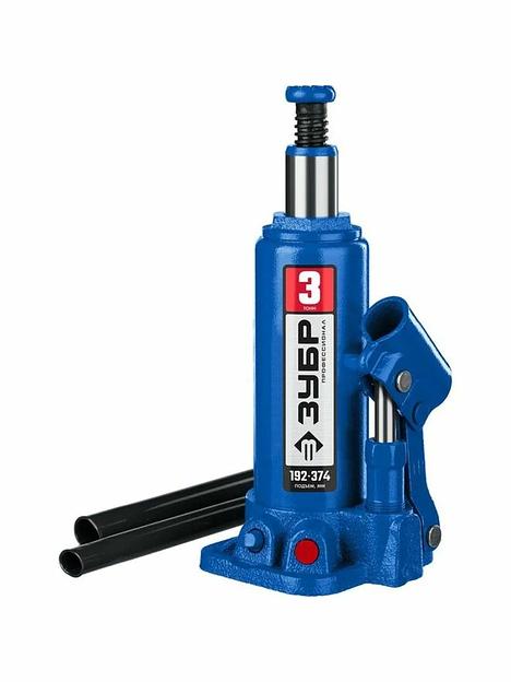 Домкрат Зубр «43060-3_z01» гидравлический бутылочный ОПТ фото 1