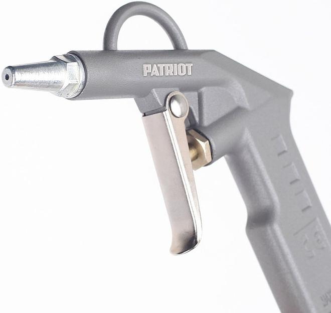 Пистолет продувочный для пневмоинструмента Patriot GH 60A 400л/мин серый фото 2