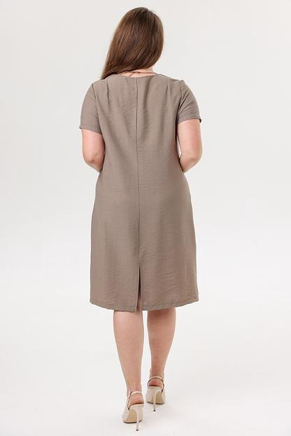 Платье женское 6070/04/Бежевый фото 4