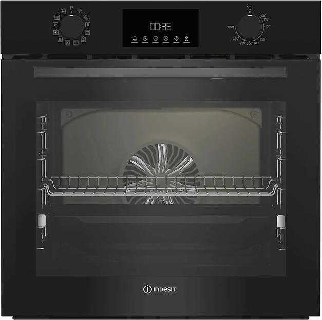 Духовой шкаф Электрический Indesit IBFTE 3841 BL черный фото 1
