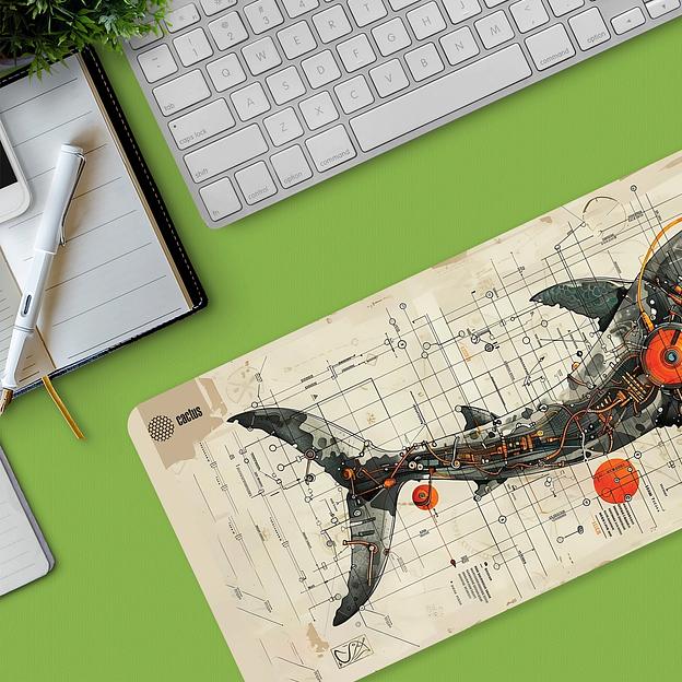 Коврик для мыши Cactus Shark 900x400x4мм (CS-MP-COR03XXL) фото 3