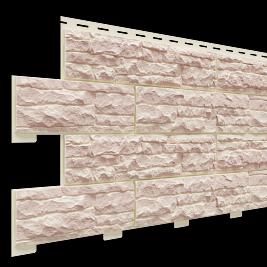 Фасадная панель Доломит,Скалистый риф люкс, Жемчуг фото 1