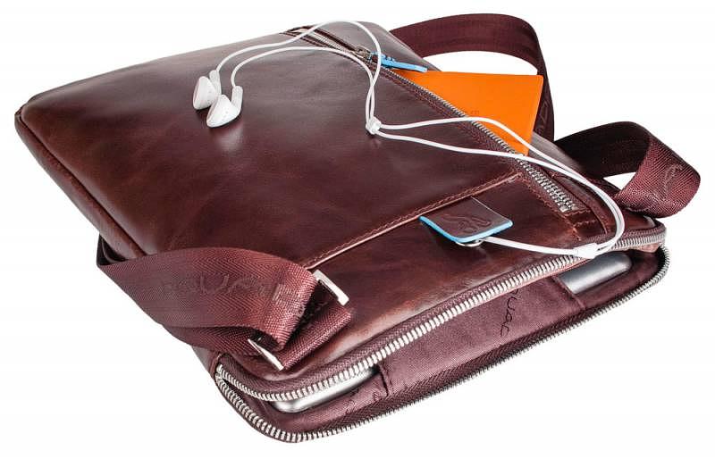 Сумка Piquadro Blue Square CA1816B2/BLU2 синий натур.кожа фото 4