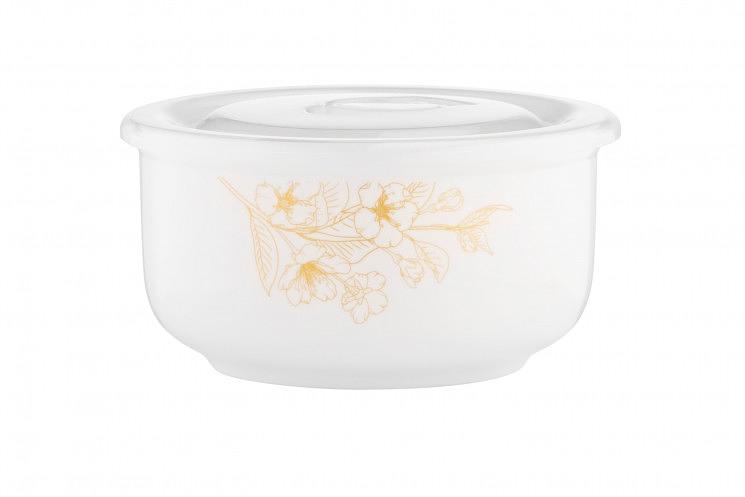 Салатник с крышкой Ardesto Sunny day  12 см  фарфор AR3493 фото 1