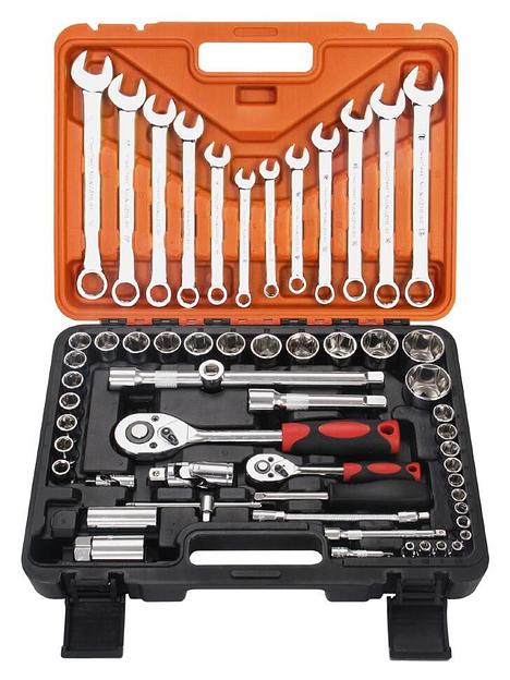 Набор инструментов 61 предмет 1/2, 1/4 дюйма GOODKING 10061-K фото 1