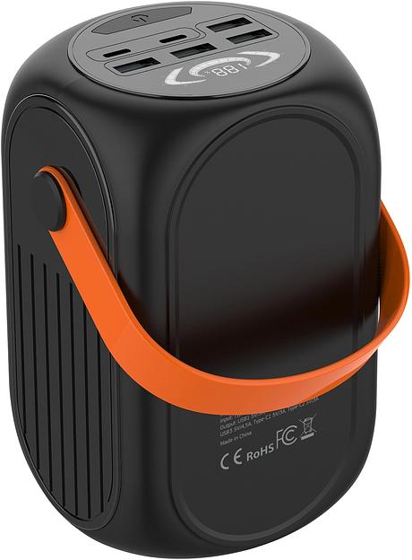 Мобильный аккумулятор Cactus CS-PBFSUD-60000 60000mAh 80W 4.5A черный фото 1