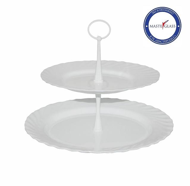 Этажерка 2-х ярусная d=24/31 см. Трианон NEW /1/ фото 1