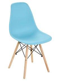 Стул в стиле EAMES DSW голубой 2 шт ОПТ фото 1