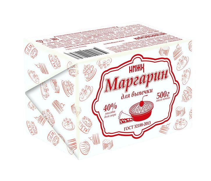 Маргарин «Для выпечки» 40 % 500 г ОПТ фото 1