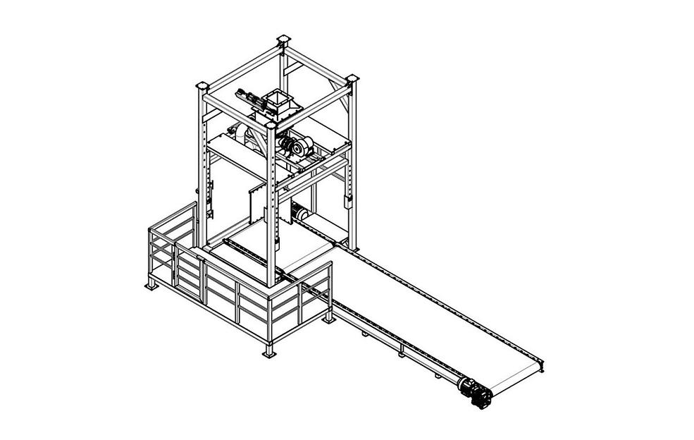 Станция дозирования Биг-Бэгов с нижним взвешиванием фото 1