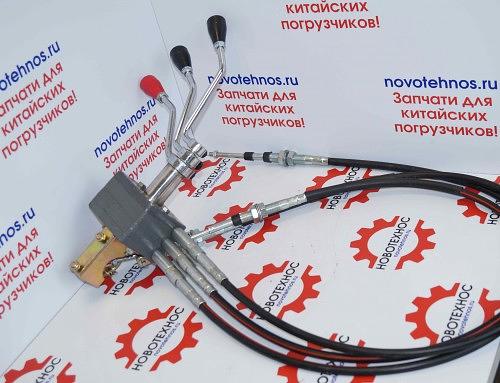 Трос управления АКПП (в сборе с мех) 3 рычага фото 1