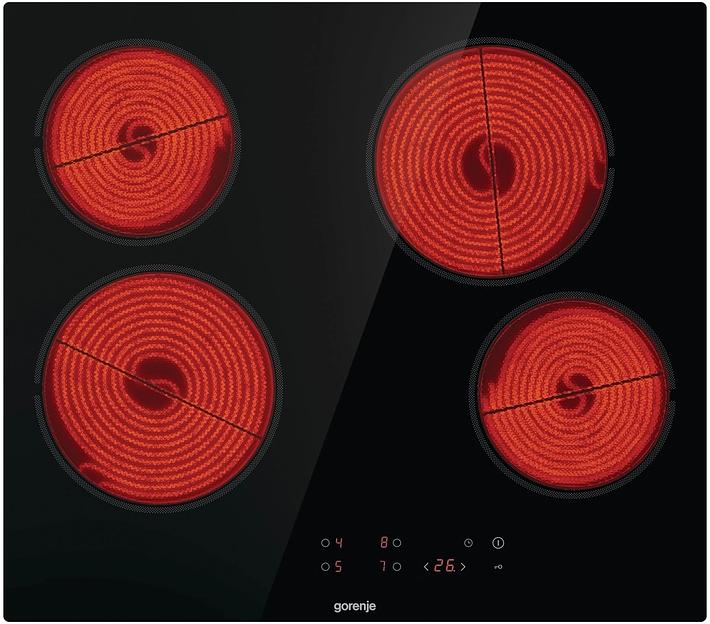 Варочная поверхность Gorenje ECT641BSCE черный фото 2