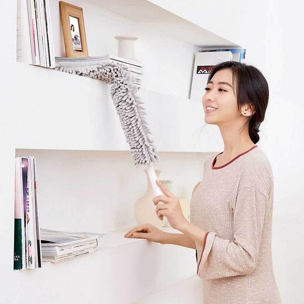 Щётка для уборки Xiaomi YIJIE Cleaning Brush Mop Bendable Duster YB-01 (белая) ОПТ фото 5